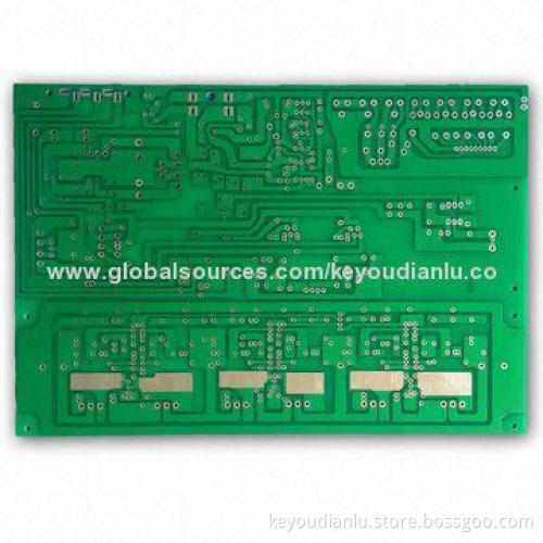 One Layer PCB with HAL LF and 1.6mm Board Thickness, 1oz Cu Green Solder Resist Screen Printing
